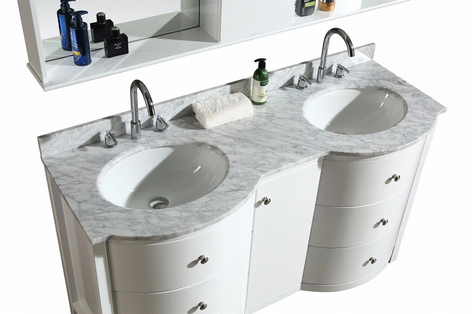 Ceramic Double Sink Bathroom Vanity basin Ceramic Double Sink Bathroom Vanity basin
