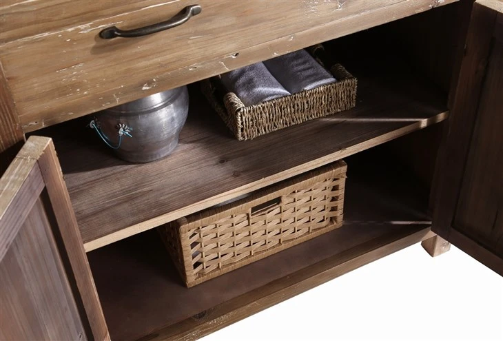 Distressed Style Wood Vanity