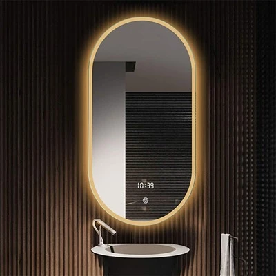 طراحی آینه حمام با LED